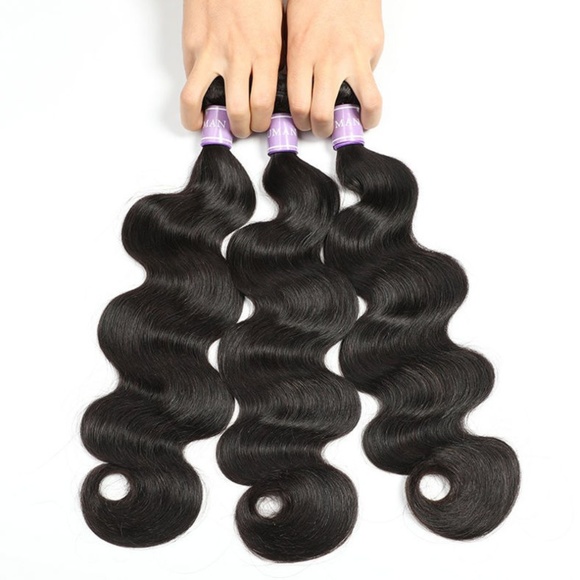 3pcs Malaysian Body Wave Hair + 4x4 Lace Closure - Picture 3 of 6